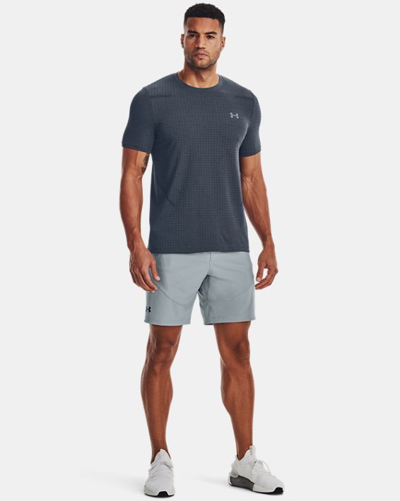 Men's UA Unstoppable Hybrid Shorts, Blue, pdpMainDesktop image number 2